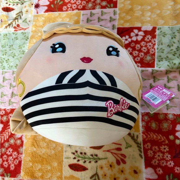 ❤️Barbie Cuutopia Plush, 10-inch Soft Pillow Doll with Chevron Swimsuit NWT - Picture 4 of 10